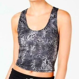 Material Girl long line crop top